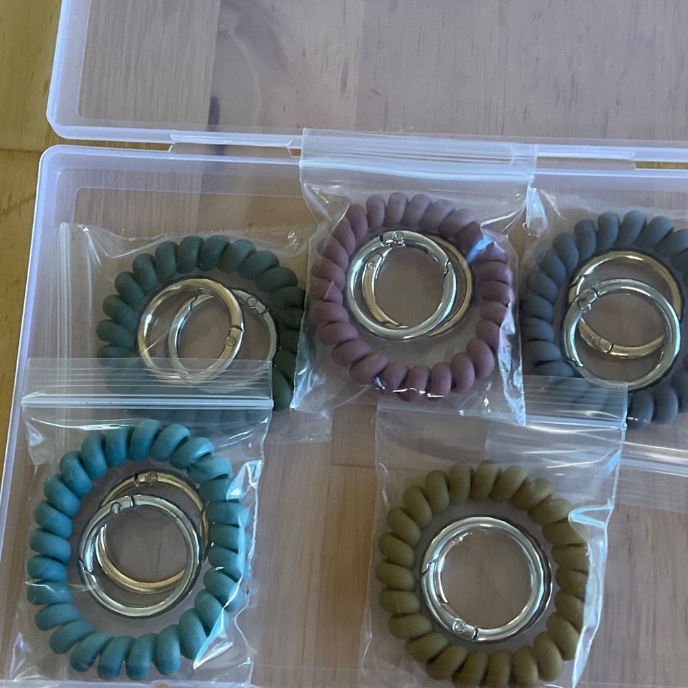 Keychain street air ties with o rings 5 - Picture 1 of 4